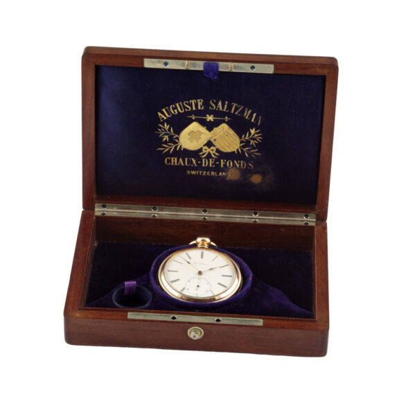 Swiss 18k gold open faced precision lever watch Circa 1860 Swiss 18k gold open faced precision lever watch Circa 1860