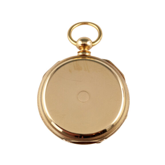 Swiss 18k gold open faced precision lever watch Circa 1860 Swiss 18k gold open faced precision lever watch Circa 1860