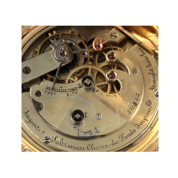 Swiss 18k gold open faced precision lever watch Circa 1860 Swiss 18k gold open faced precision lever watch Circa 1860
