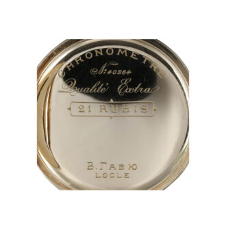 Swiss gold full hunter 'Extra' anchor chronometer Circa 1900