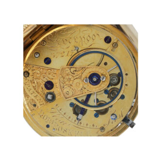 English gold Massey type II chronometer watch Circa 1825