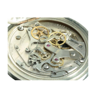 Swiss stainless steel chronograph deck watch Circa 1925