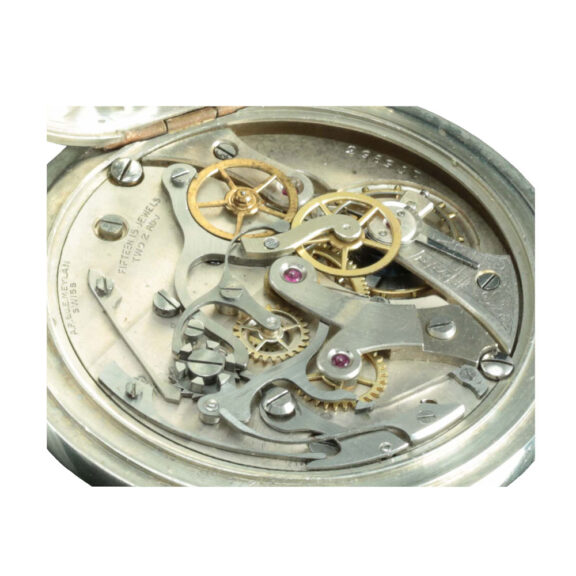 Swiss stainless steel chronograph deck watch Circa 1925 Swiss stainless steel chronograph deck watch Circa 1925