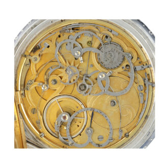 German niëllo silver grande/petite sonnerie repeater Circa 1825