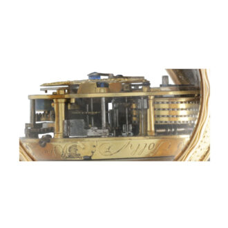 French gold and diamond set repoussé repeater Circa 1730
