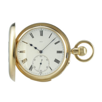 English minute repeating half hunter chronometer Circa 1895 English minute repeating half hunter chronometer Circa 1895