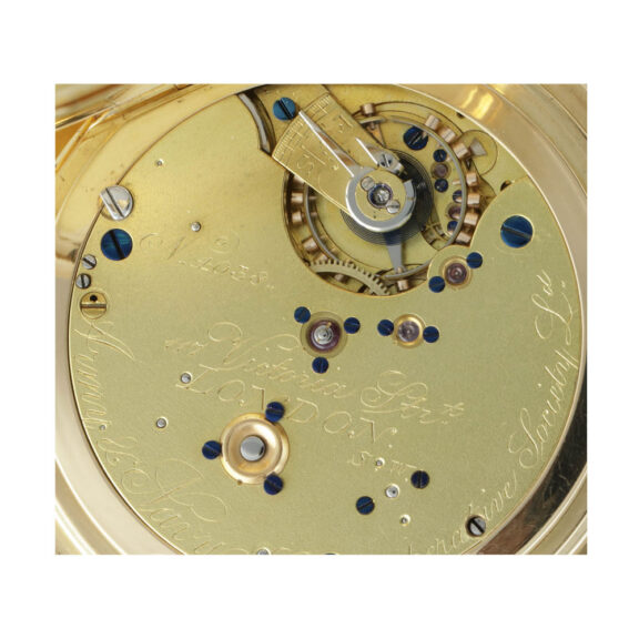 English minute repeating half hunter chronometer Circa 1895 English minute repeating half hunter chronometer Circa 1895