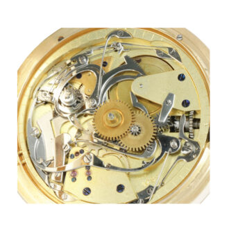 English minute repeating half hunter chronometer Circa 1895 English minute repeating half hunter chronometer Circa 1895