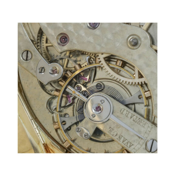 Swiss 18 carat gold hunting cased pocket watch Circa 1875 Swiss 18 carat gold hunting cased pocket watch Circa 1875