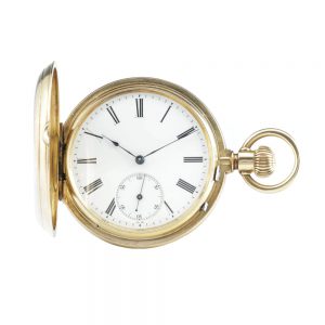 Very fine and rare German gold full hunter à goutte Circa 1890