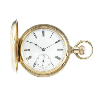 Very fine and rare German gold full hunter à goutte Circa 1890 Very fine and rare German gold full hunter à goutte Circa 1890