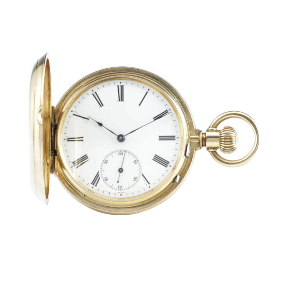 Very fine and rare German gold full hunter à goutte Circa 1890 Very fine and rare German gold full hunter à goutte Circa 1890