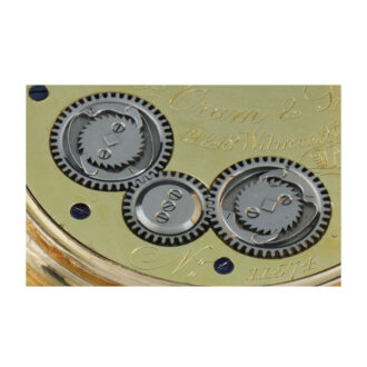 Very fine English minute repeater with dead second Circa 1869