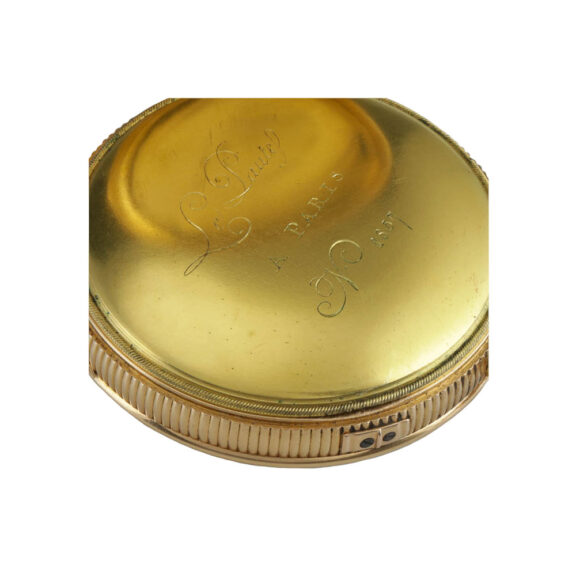 French 20k gold quarter repeating cylinder Circa 1798-1809 French 20k gold quarter repeating cylinder Circa 1798-1809