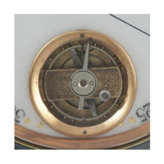 Rare Swiss iron 8 day lever with visible balance Circa 1900