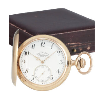 German gold hunting cased anchor chronometer Circa 1900