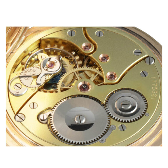 German gold hunting cased anchor chronometer Circa 1900 German gold hunting cased anchor chronometer Circa 1900