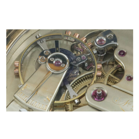 Swiss 18 carat gold hunting cased precision watch Circa 1875 Swiss 18 carat gold hunting cased precision watch Circa 1875