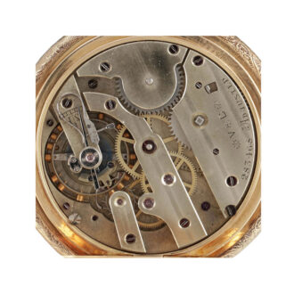 Fine Swiss gold hunting cased anchor chronometer Circa 1900