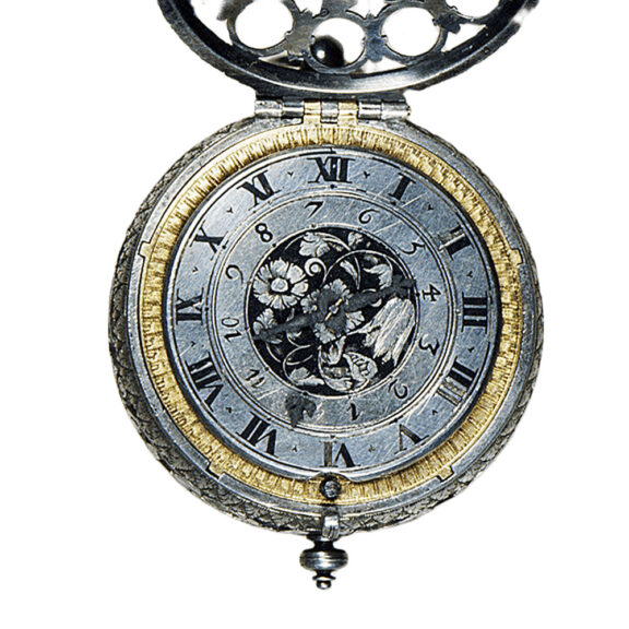 French silver hour-striking pocket watch with alarm Circa 1665 French silver hour-striking pocket watch with alarm Circa 1665