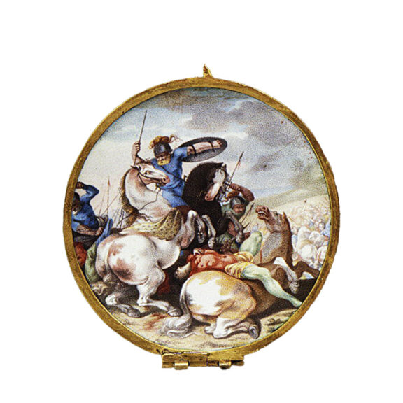 Unique Dutch gold enamel watch of museum quality Circa 1645 Unique Dutch gold enamel watch of museum quality Circa 1645