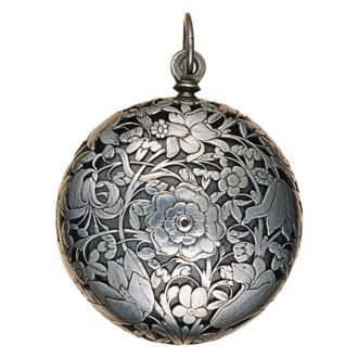 French silver hour-striking pocket watch with alarm Circa 1665