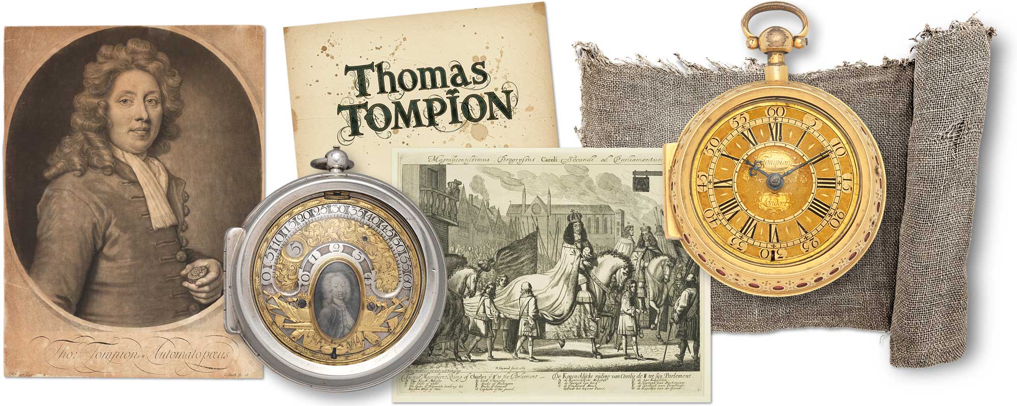 The father of English clockmaking Thomas Tompion