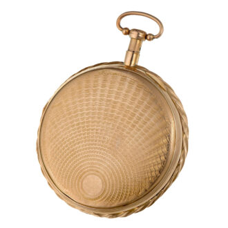 Back of gold quarter repeating French automaton Circa 1820