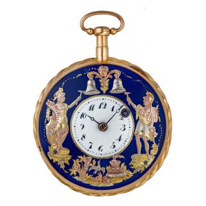 Front of gold quarter repeating French automaton Circa 1820
