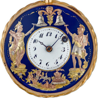 Front of gold quarter repeating French automaton Circa 1820