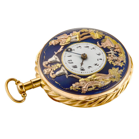 Front of gold quarter repeating French automaton Circa 1820 Front of gold quarter repeating French automaton Circa 1820
