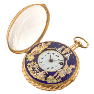 Front of gold quarter repeating French automaton Circa 1820