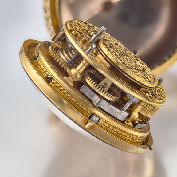 Movement gold half quarter repeating verge Circa 1720 Movement gold half quarter repeating verge Circa 1720