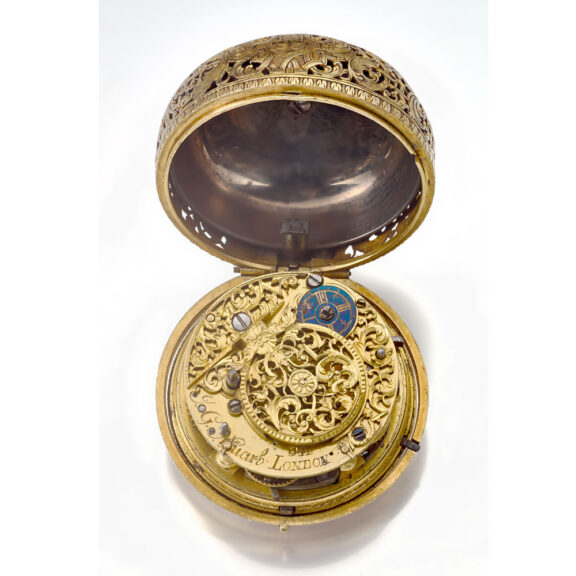 Movement gold half quarter repeating verge Circa 1720 Movement gold half quarter repeating verge Circa 1720