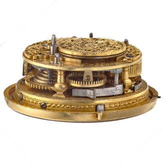 Movement gold half quarter repeating verge Circa 1720