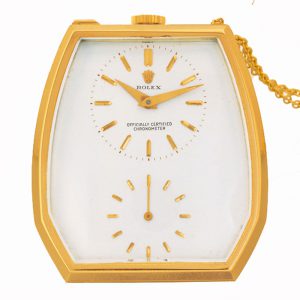 Rare Swiss 18 carat gold keyless dress watch Circa 1950