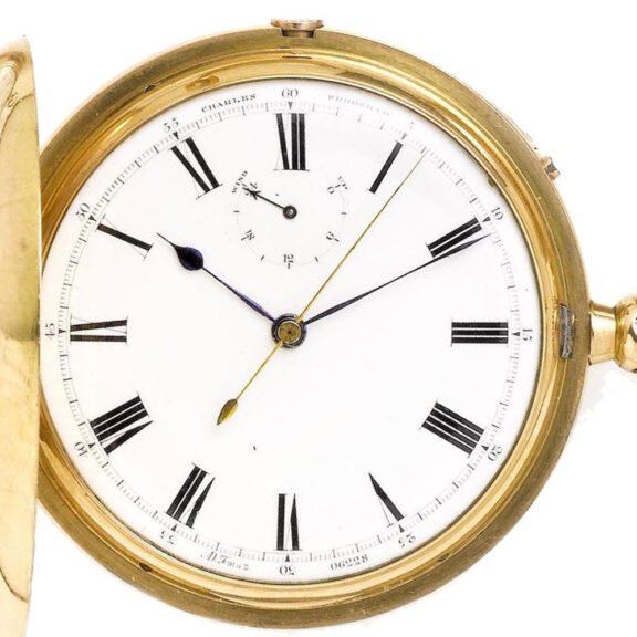 English split-seconds chronograph with power reserve Circa 1881 English split-seconds chronograph with power reserve Circa 1881
