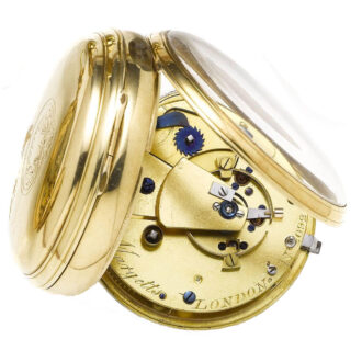 English watch with free sprung chronometer escapement Circa 1795