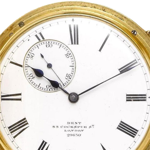 English 18K gold five-minute repeating lever Circa 1882 English 18K gold five-minute repeating lever Circa 1882