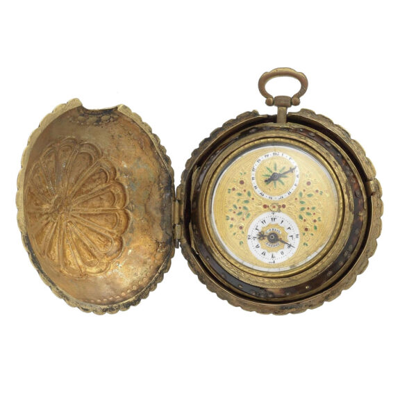 English triple cased verge for the Ottoman market Circa 1790