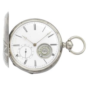 Rare Swiss silver open faced key wind watch Circa 1840
