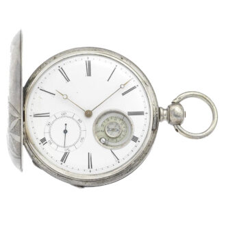 Rare Swiss silver open faced key wind watch Circa 1840