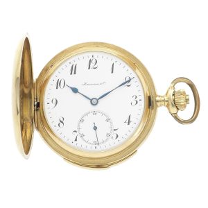 Italian 18 carat gold minute repeating pocket watch Circa 1900
