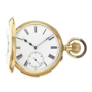 wiss 18 carat gold quarter repeating pocket watch Circa 1915