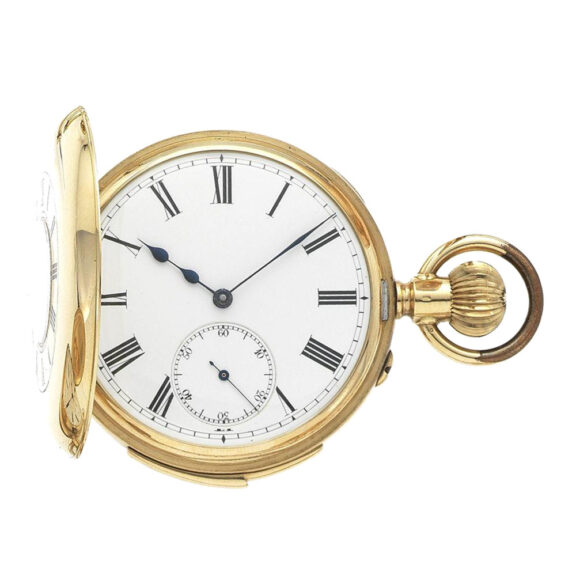 wiss 18 carat gold quarter repeating pocket watch Circa 1915