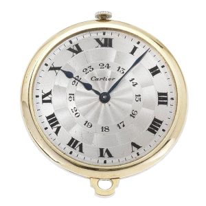 Fine French gold open faced lever dress watch Circa 1925
