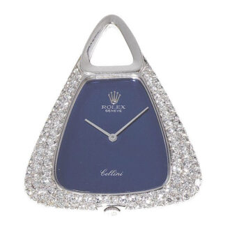 Fine Swiss18K white gold and diamond set dress watch Circa 1960