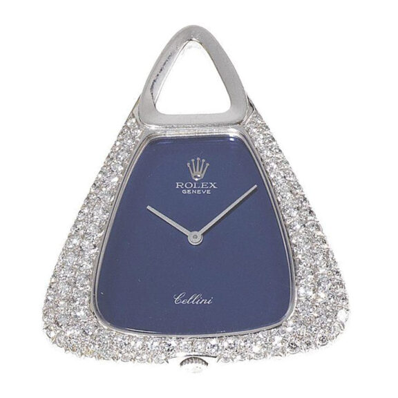 Fine Swiss18K white gold and diamond set dress watch Circa 1960