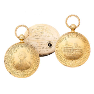Important American English hunting cased lever watch Circa 1865 Important American English hunting cased lever watch Circa 1865