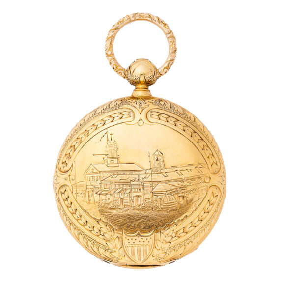 Important American English hunting cased lever watch Circa 1865 Important American English hunting cased lever watch Circa 1865